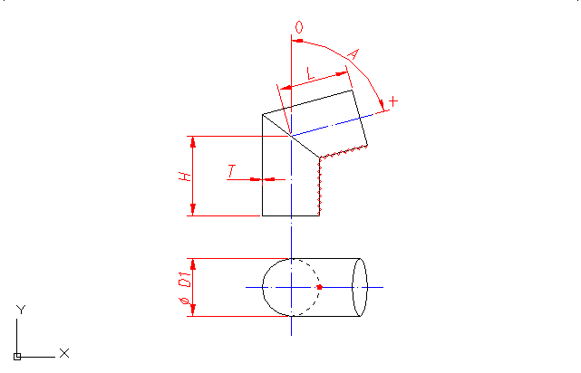 Pattern: elbow - two - cylinder 
