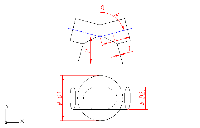Pattern: Y - cone - to - cylinder