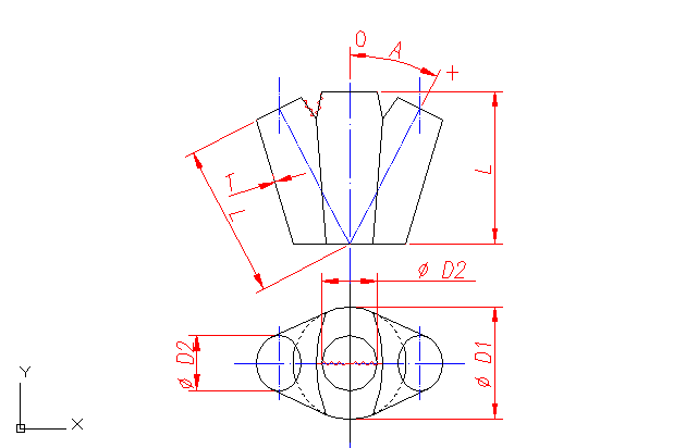 Pattern: triple Y - aligned - oblique 