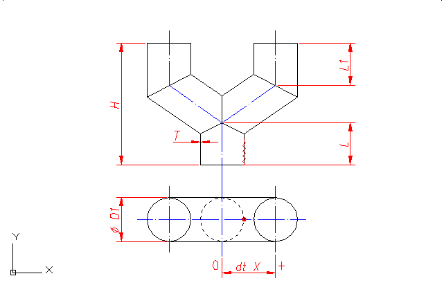 Pattern: Y - S-pipe - round